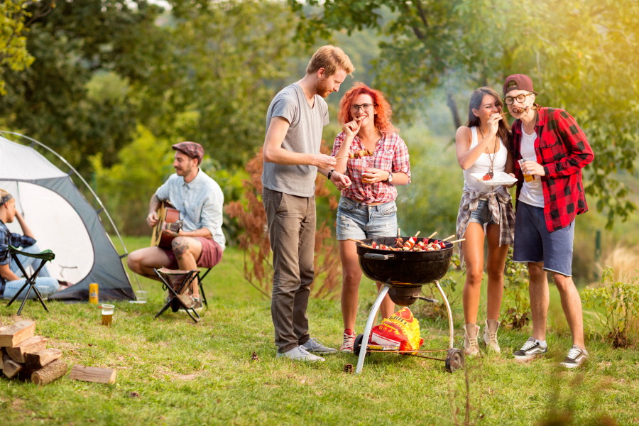 famille au camping tarn domaine du Koukano